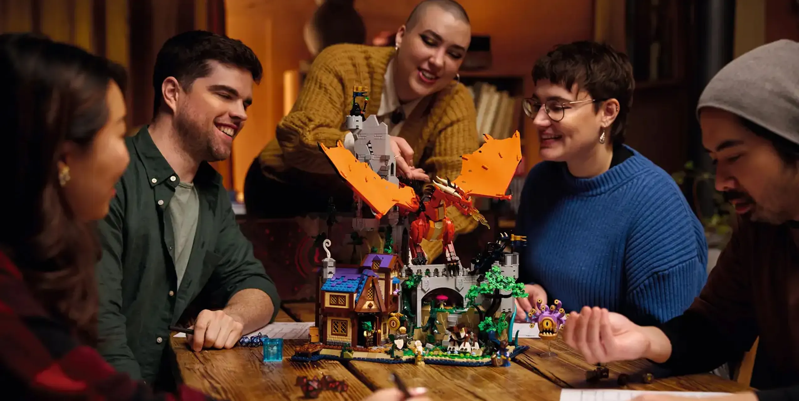Конструктор LEGO Ideas Dungeons & Dragons Red Dragon's Tale (21348)