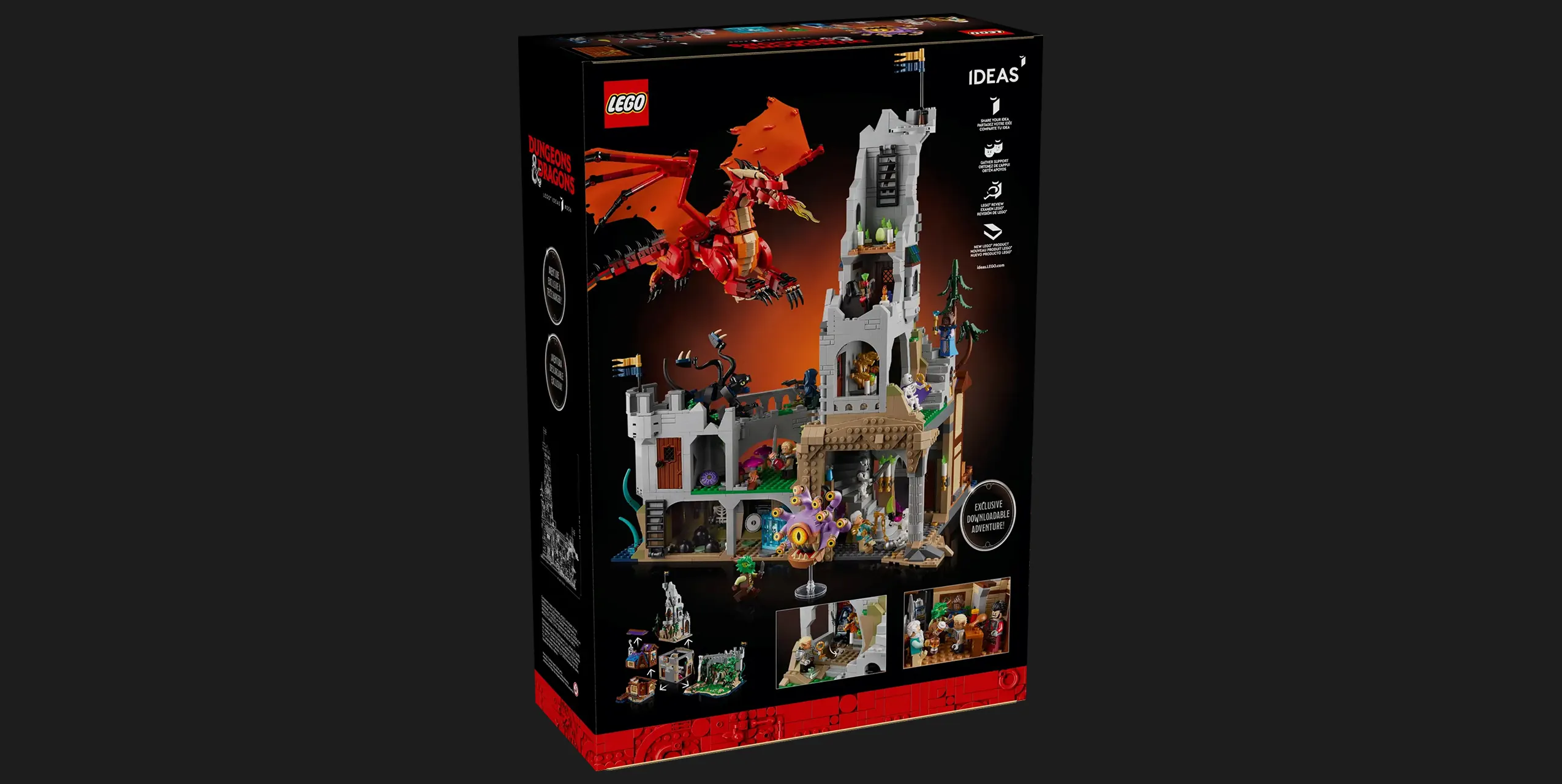 Конструктор LEGO Ideas Dungeons & Dragons Red Dragon's Tale (21348)