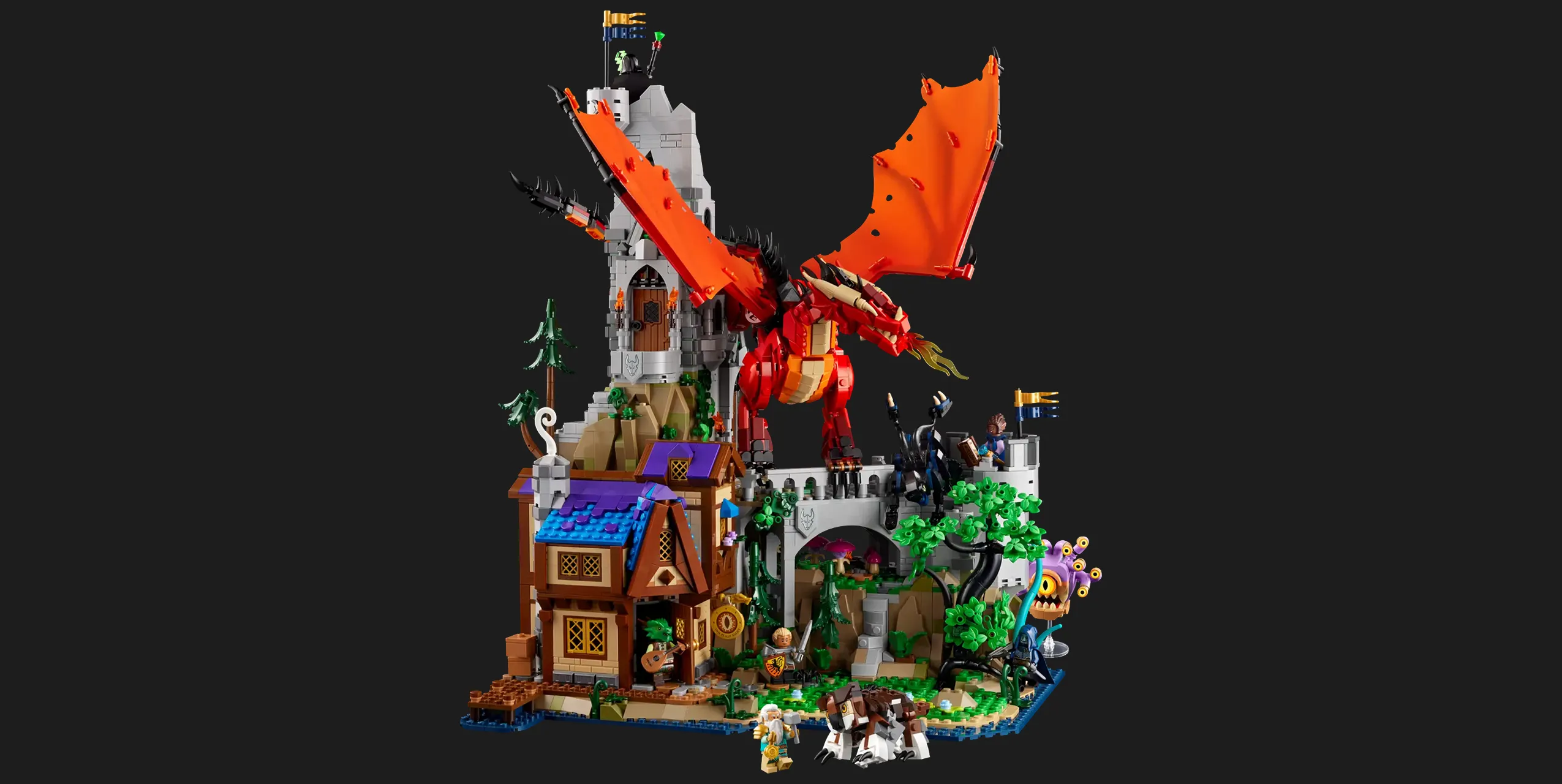 Конструктор LEGO Ideas Dungeons &amp; Dragons Red Dragon's Tale (21348)