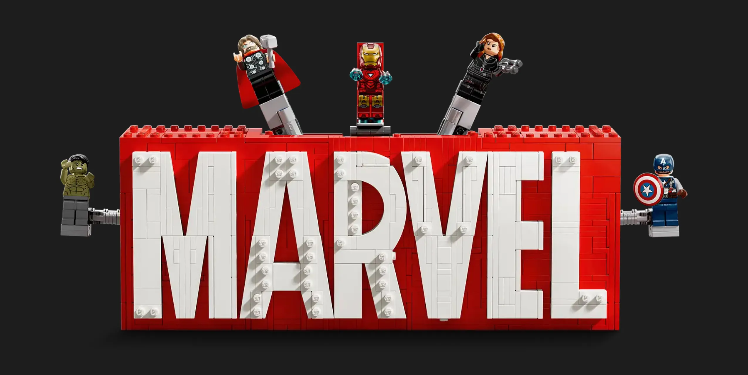 Конструктор LEGO Super Heroes MARVEL Logo &amp; Minifigures (76313)