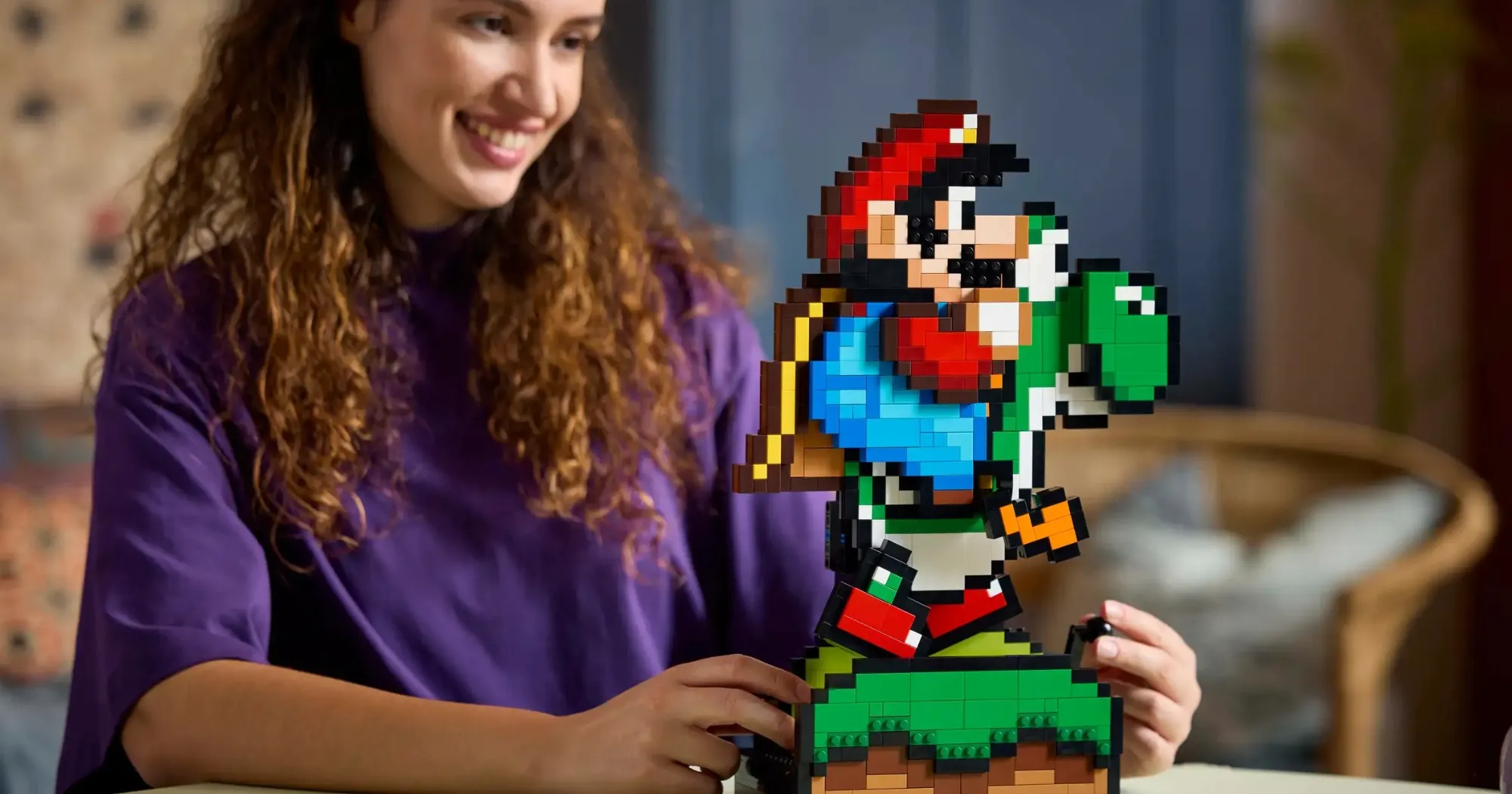 Конструктор LEGO Super Mario World: Mario &amp; Yoshi (71438)