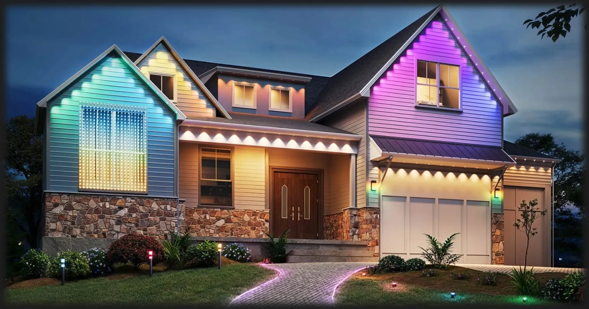 Лента светодиодная Govee H705 Permanent Outdoor Lights 2, 30м (White)