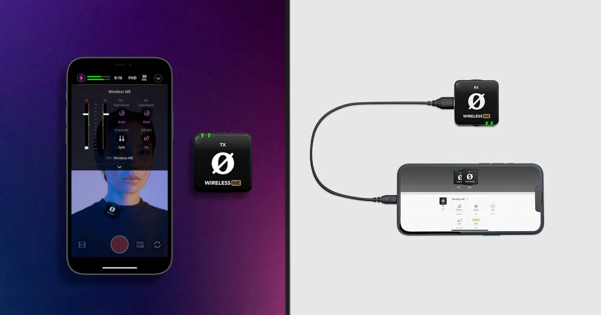 Микрофонная радиосистема для смартфонов Rode Wireless ME Dual