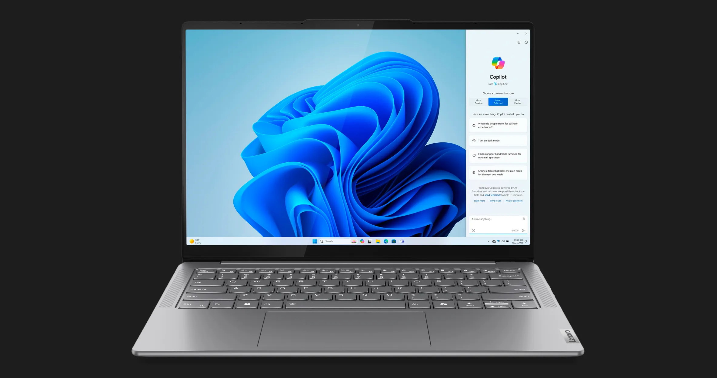 Ноутбук Lenovo Slim 7 14ILL10 14" (Intel Core Ultra 7/16GB/1TB (SSD)/Intel Arc) (83MC0004US) (Standard)