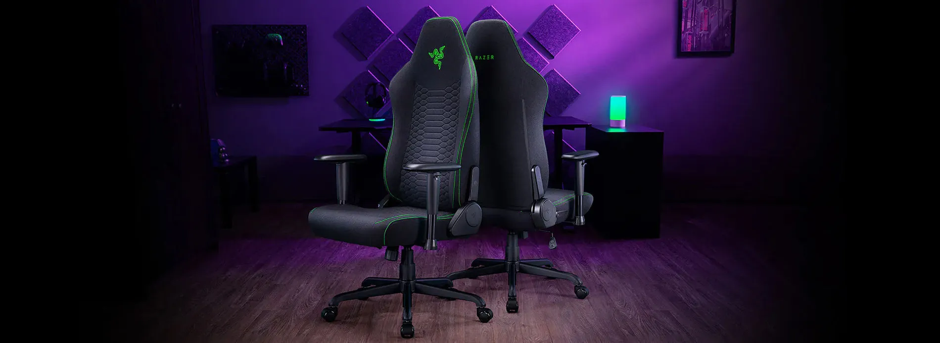 Крісло для геймерів RAZER Iskur V2 X Fabric (Black)