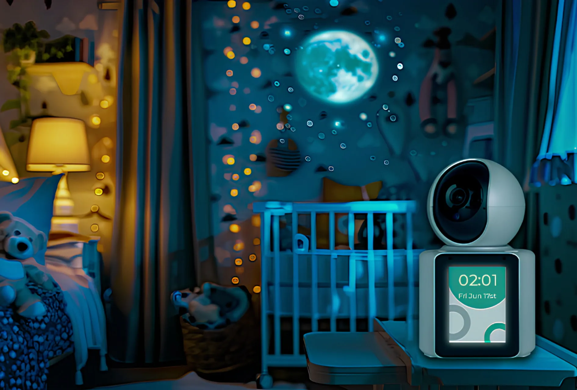 Бездротова камера GreenVision з екраном GV-196-DIG20-10 PTZ 2MP (White)