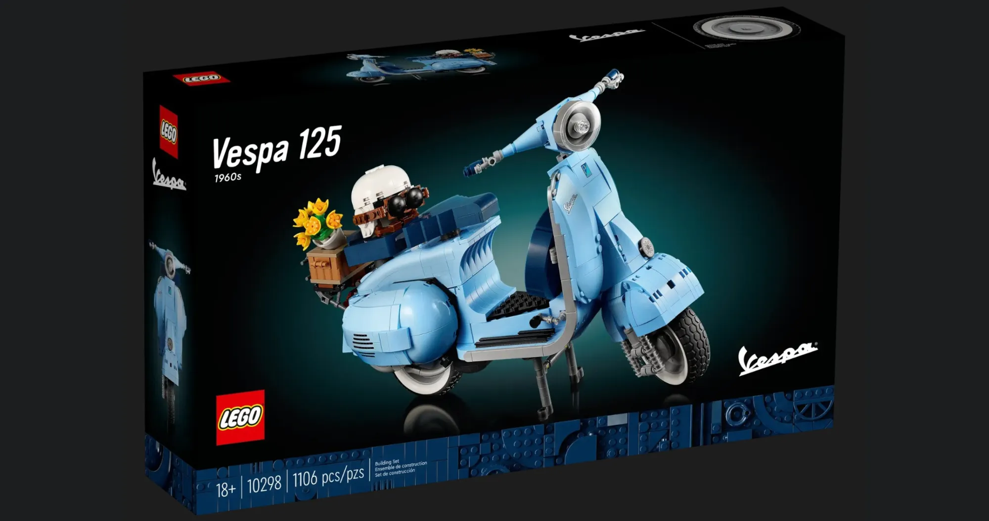Конструктор LEGO Icons Vespa 125 (10298)