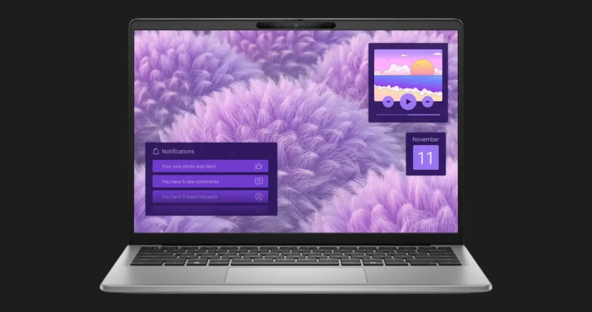 Ноутбук Dell Inspiron 14 5441 Copilot+ PC (Snapdragon X 10/16GB/1TB (SSD)/Qualcomm Adreno) (i5441-SX10041GRY-PUS) (Ultra)