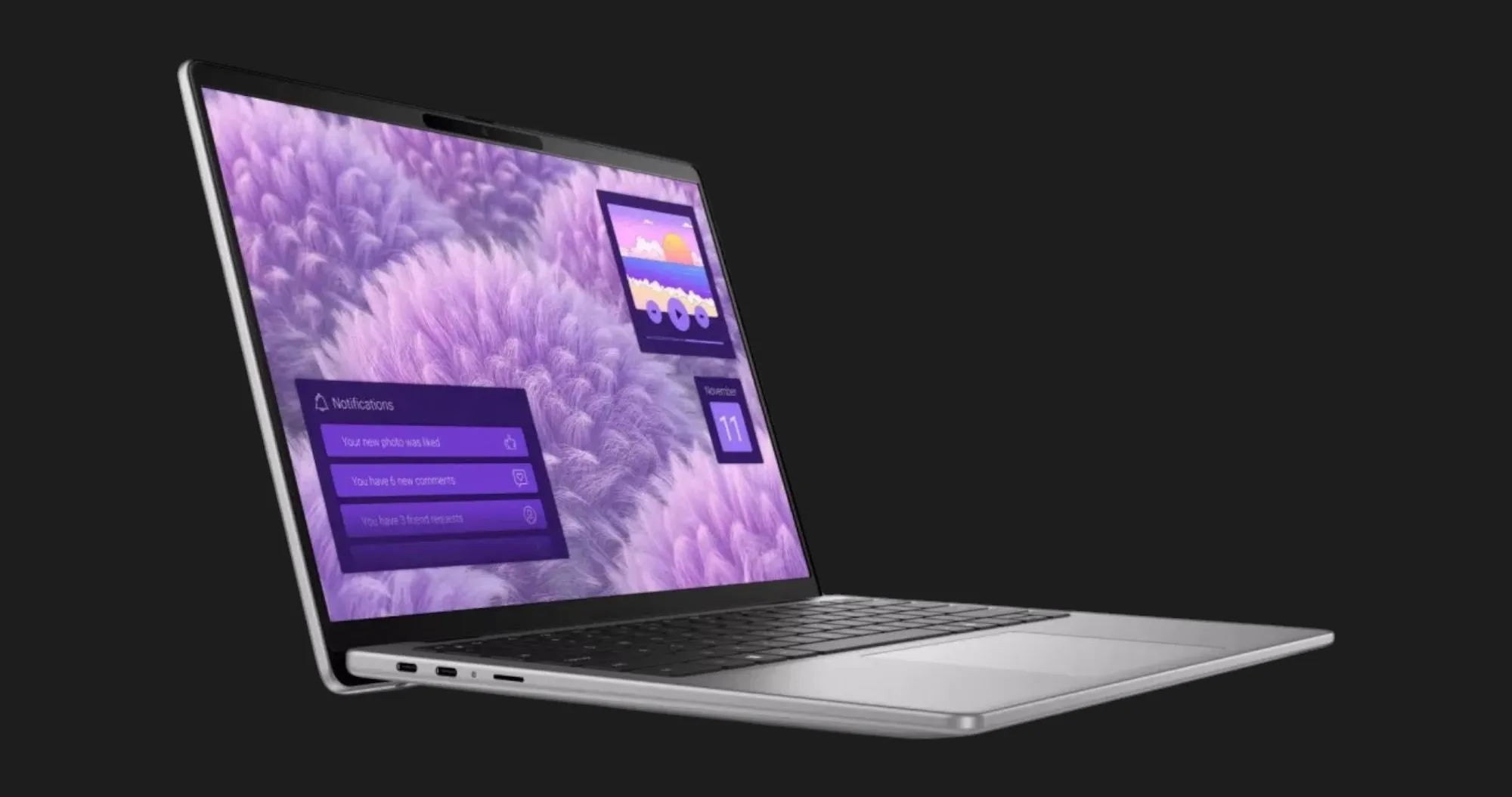 Ноутбук Dell Inspiron 14 5441 Copilot+ PC (Snapdragon X 10/16GB/1TB (SSD)/Qualcomm Adreno) (i5441-SX10041GRY-PUS) (Ultra)