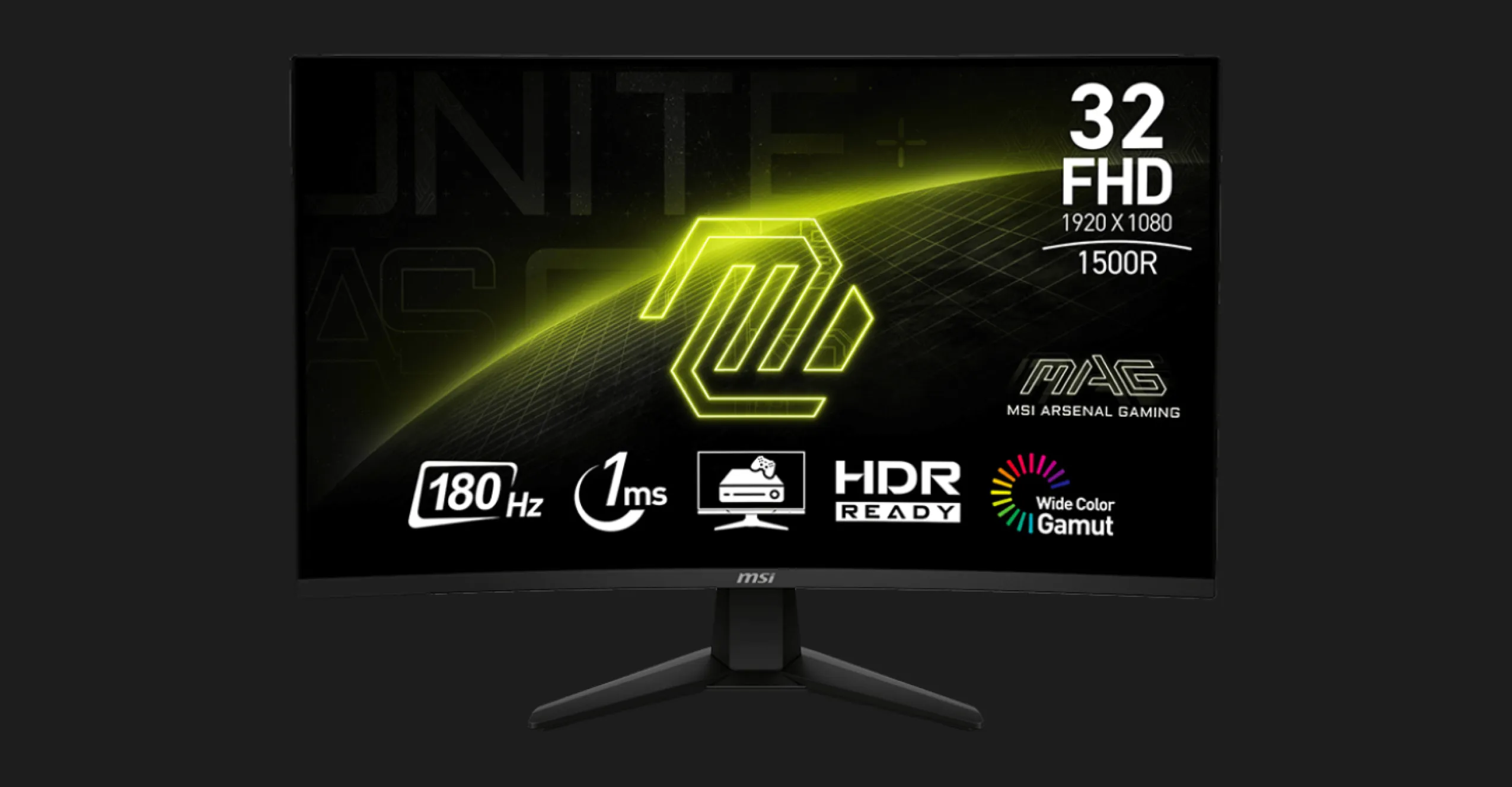 Игровой монитор MSI 31.5" VA 180Hz MAG 32C6 (UA)