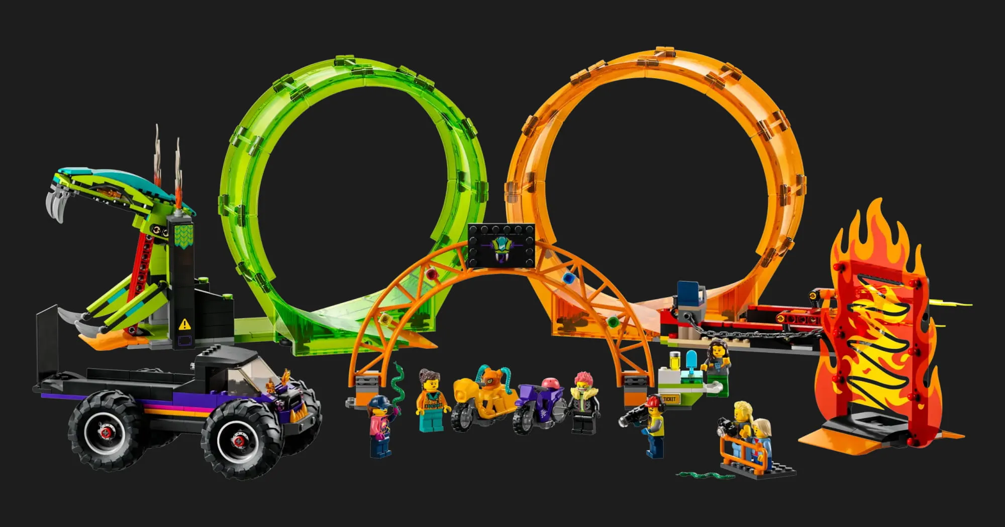 Конструктор LEGO City Double Loop Stunt Arena (60339)