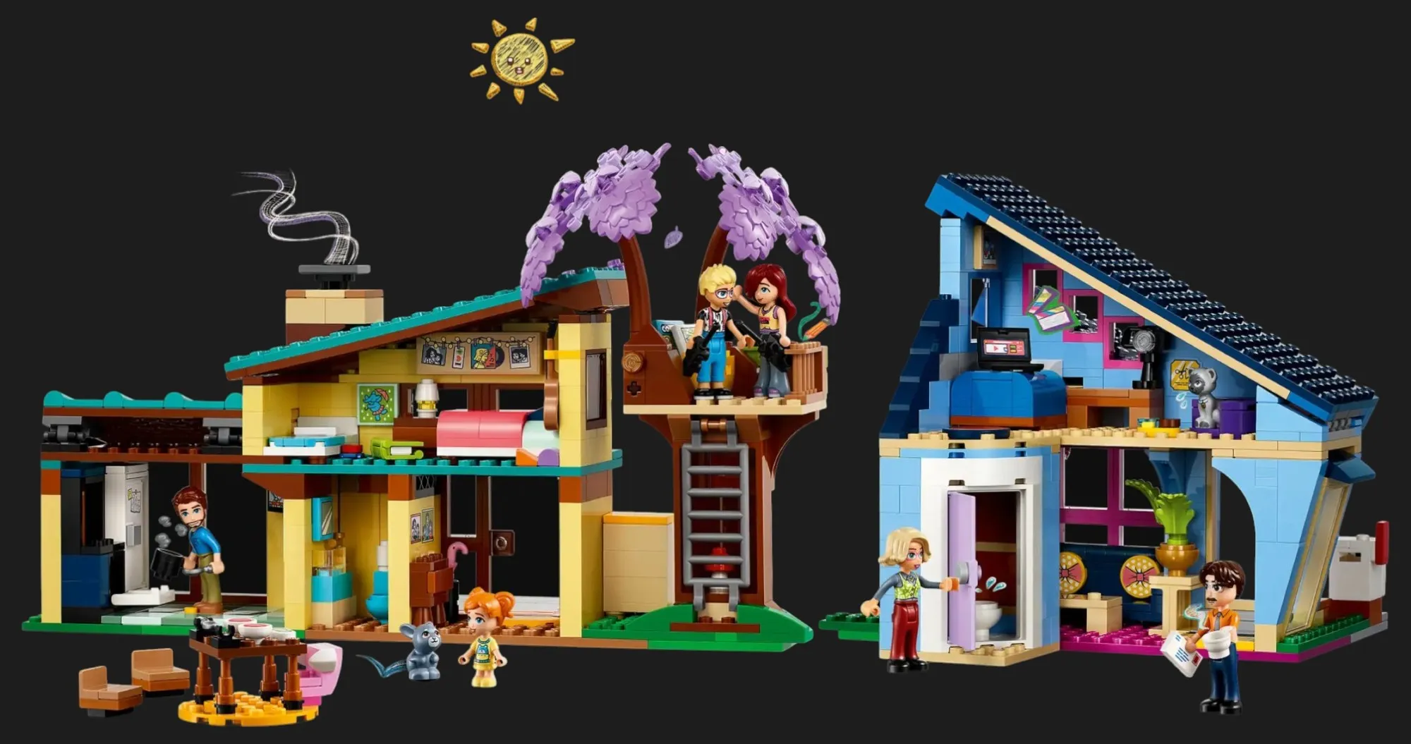 Конструктор LEGO Friends Olly and Paisley's Family Houses (42620)