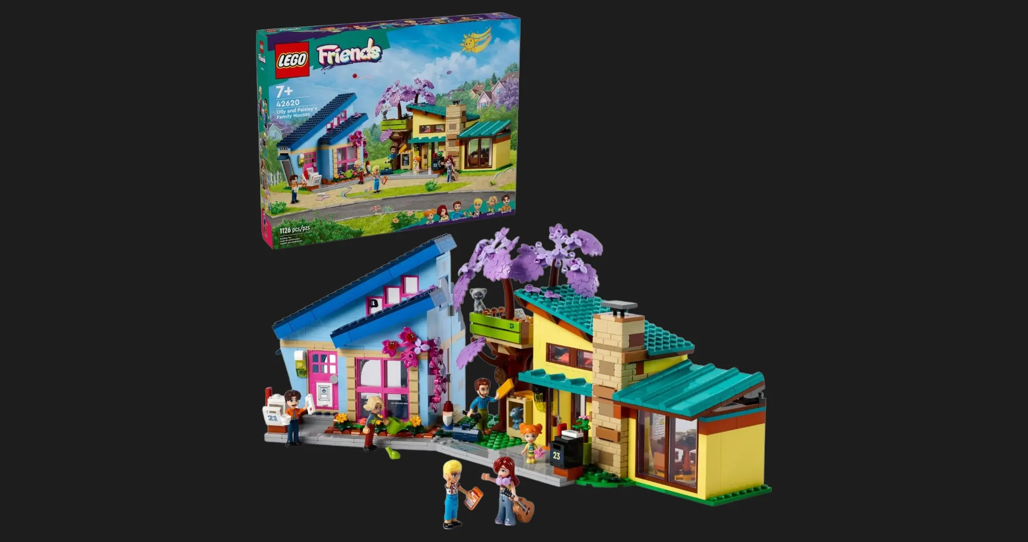 Конструктор LEGO Friends Olly and Paisley's Family Houses (42620)