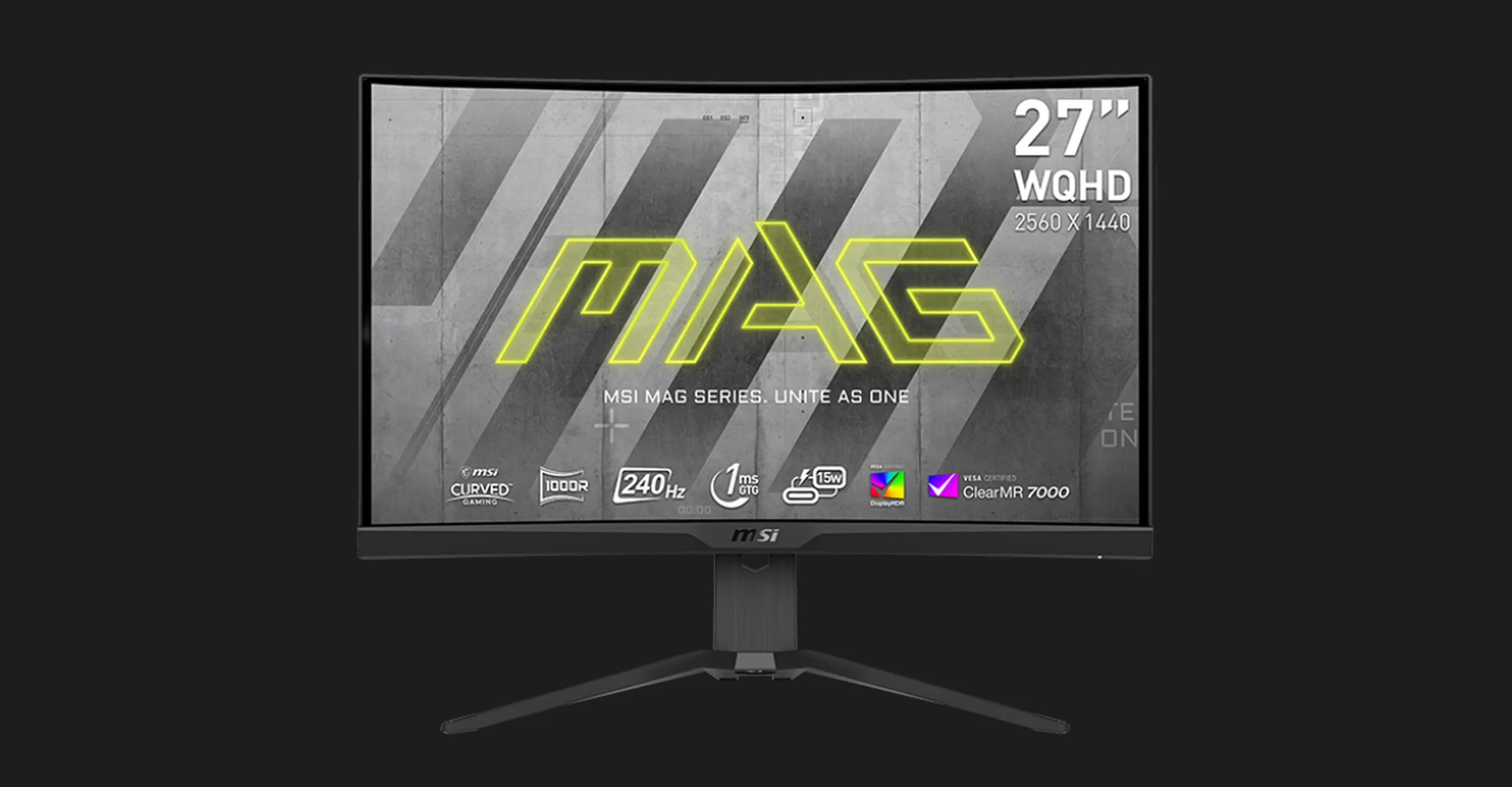 Ігровий монітор MSI 27" VA 240Hz MAG 275CQRXF (UA)