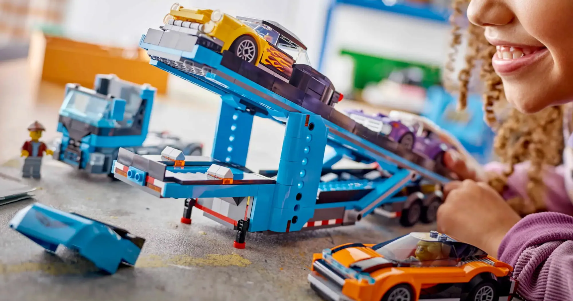 Конструктор LEGO City Car Transporter Truck with Sports Cars (60408)