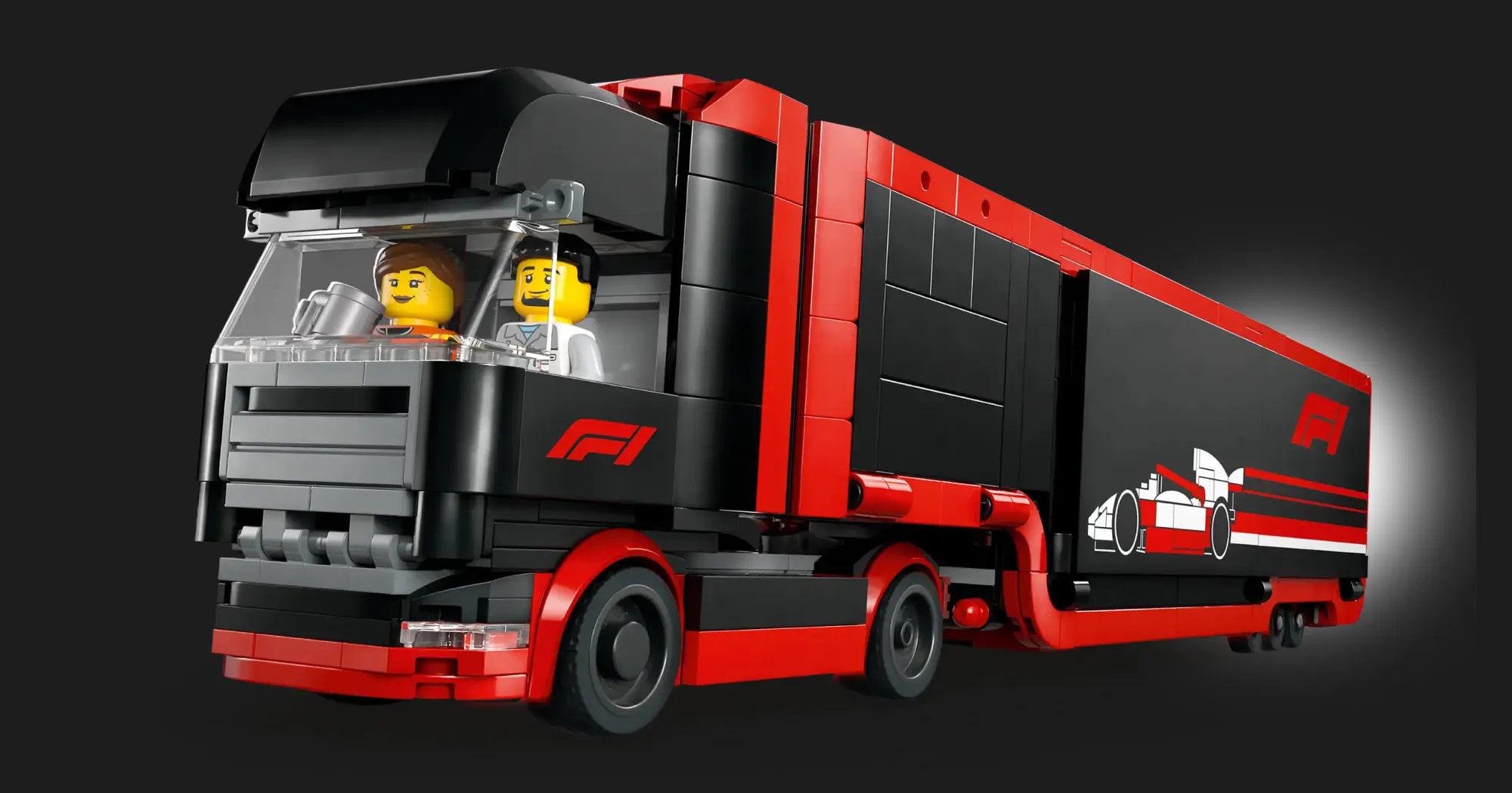 Конструктор LEGO City F1 Truck with RB20 & AMR24 F1 Cars (60445)