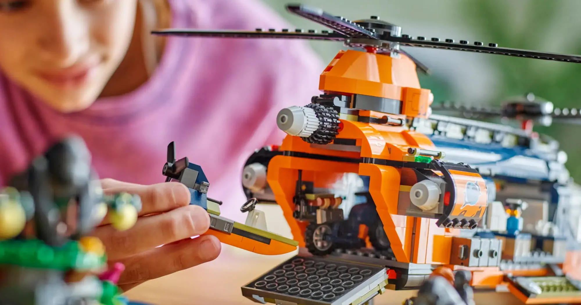 Конструктор LEGO City Jungle Explorer Helicopter at Base Camp (60437)