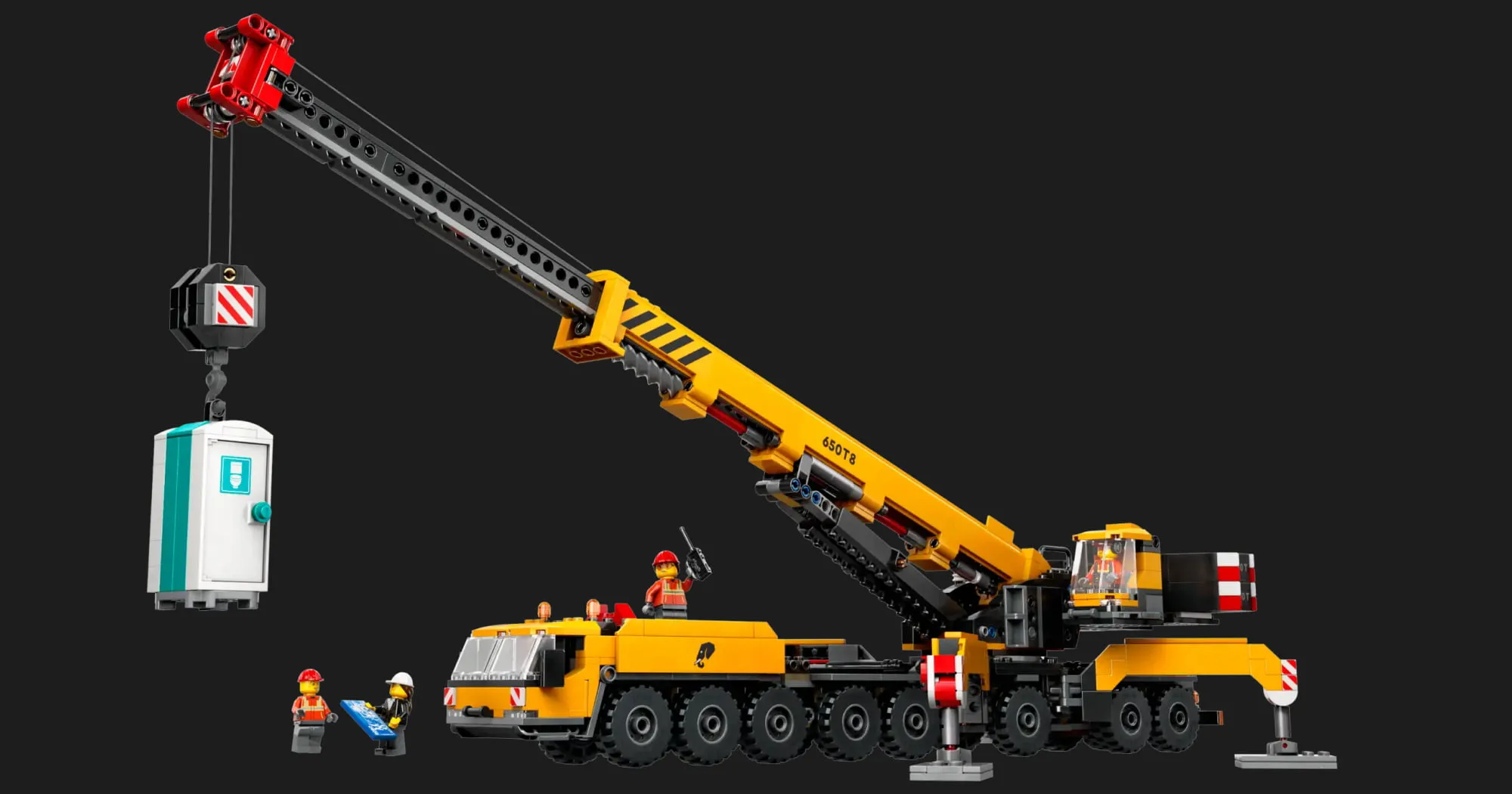 Конструктор LEGO City Yellow Mobile Construction Crane (60409)