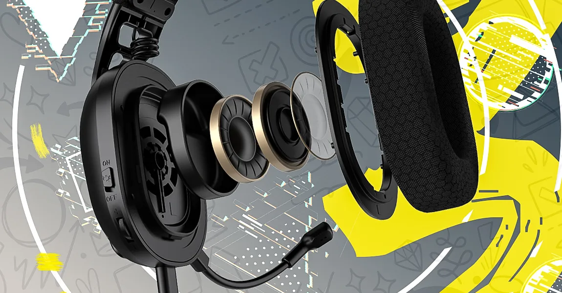 Игровая гарнитура Hator Hyperpunk 3 Hi-Res (Black) (ESH01) (UA)