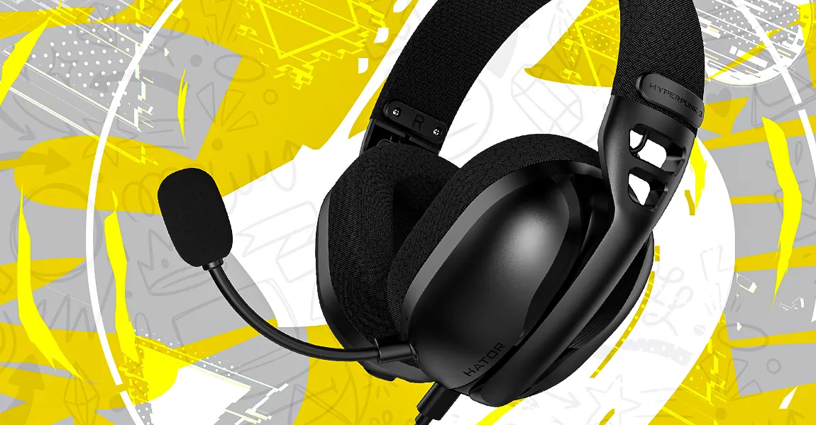 Игровая гарнитура Hator Hyperpunk 3 Hi-Res (Black) (ESH10) (UA)