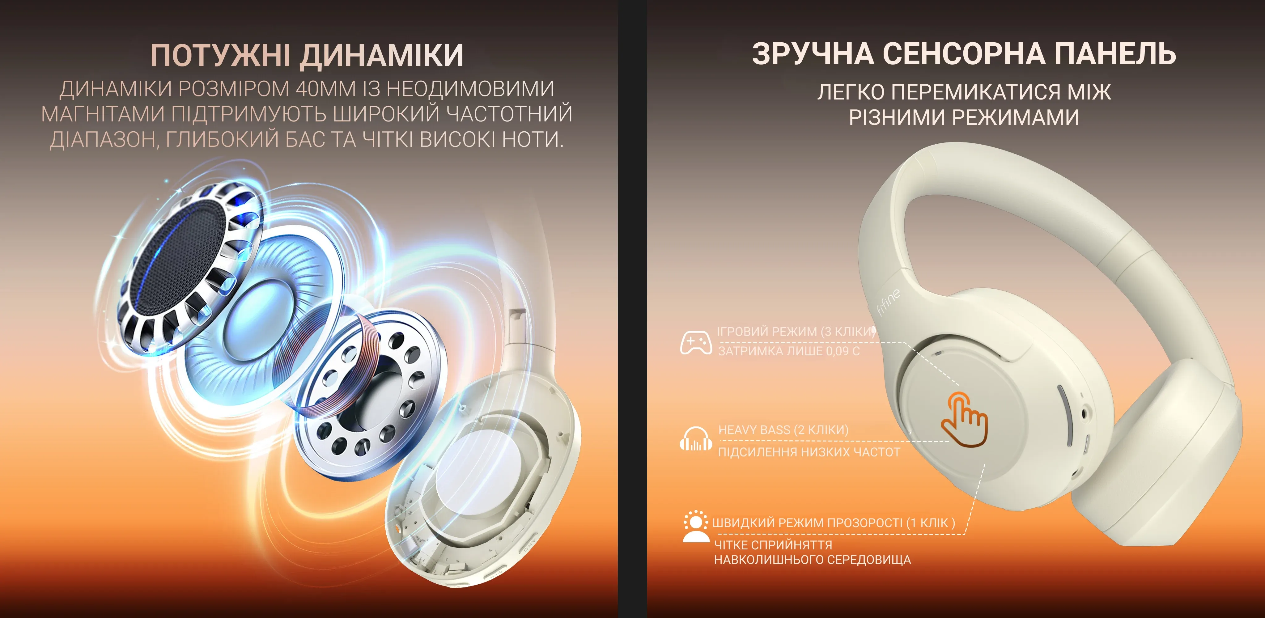 Игровая гарнитура Fifine X3W (White) (UA)