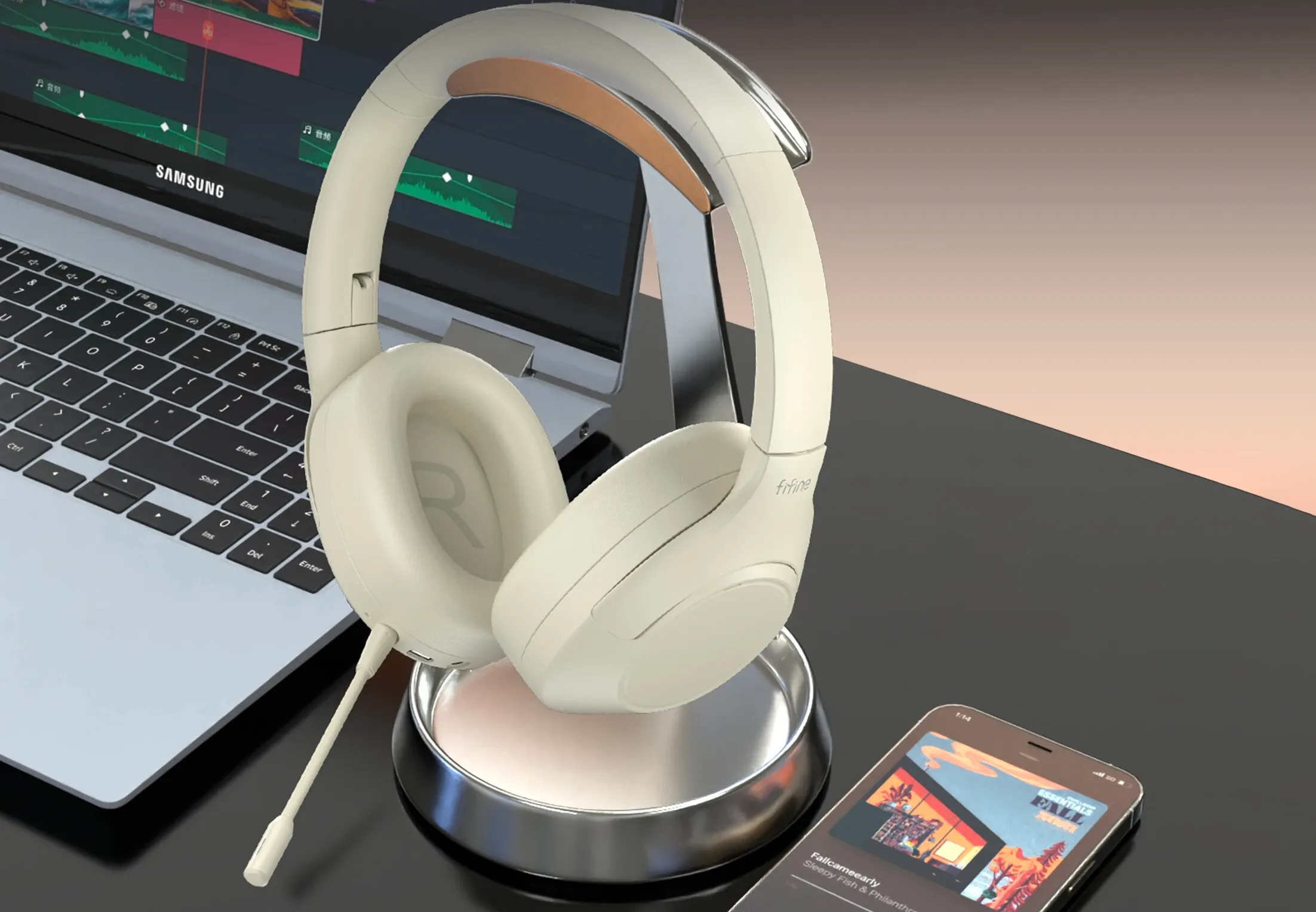 Игровая гарнитура Fifine X3W (White) (UA)