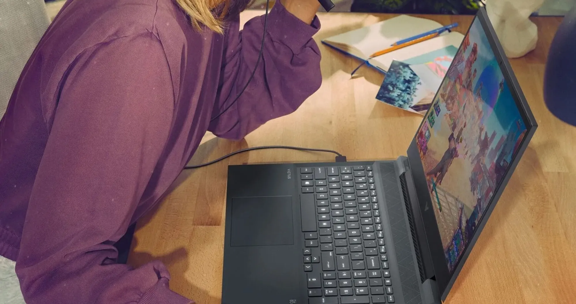 Ноутбук HP Victus 16-S0016NW (AMD Ryzen 7/16GB/512GB (SSD)/RTX 4050) (9R871EA) (Standard)