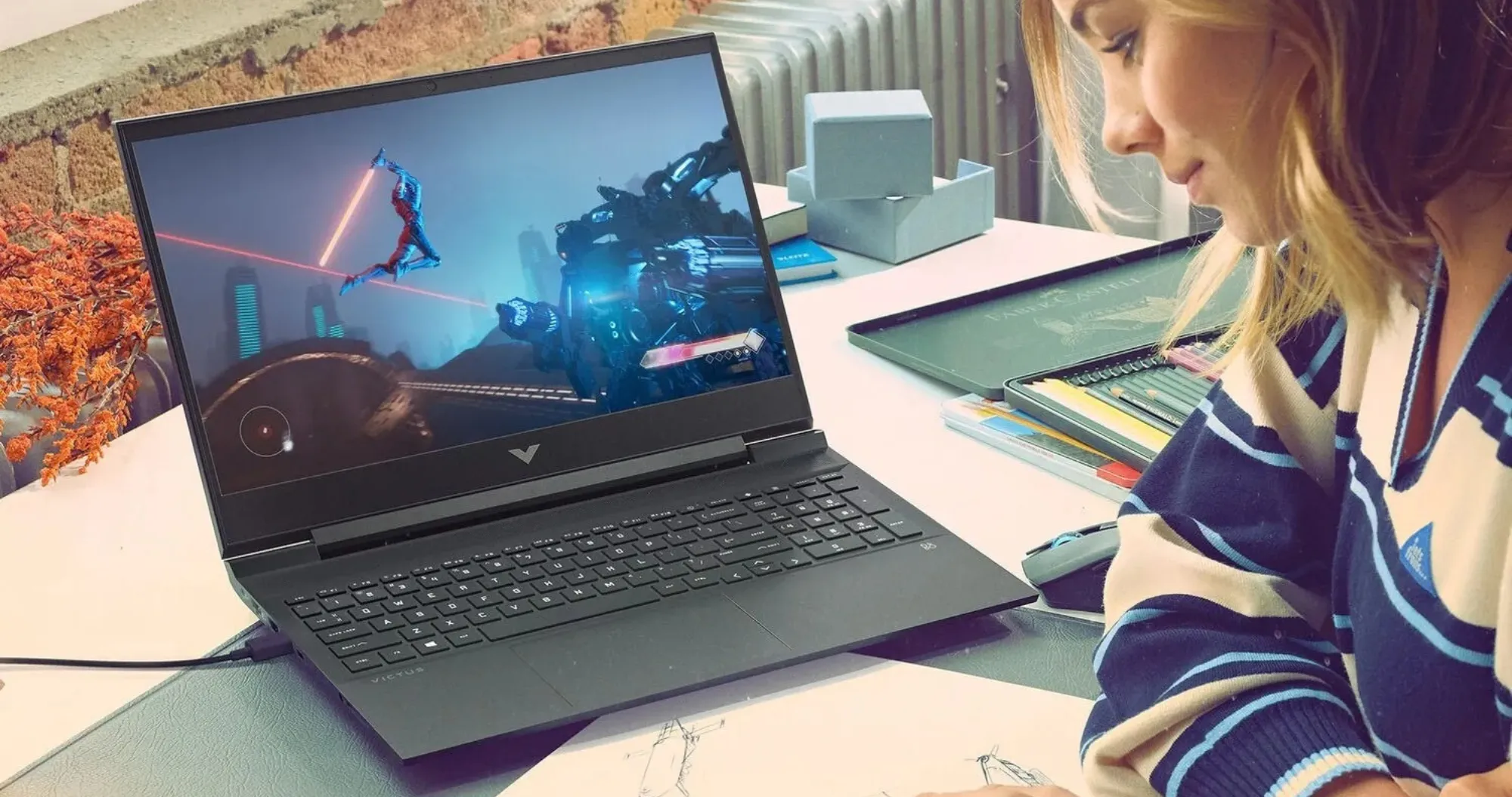 Ноутбук HP Victus 16-S0016NW (AMD Ryzen 7/16GB/512GB (SSD)/RTX 4050) (9R871EA) (Standard)