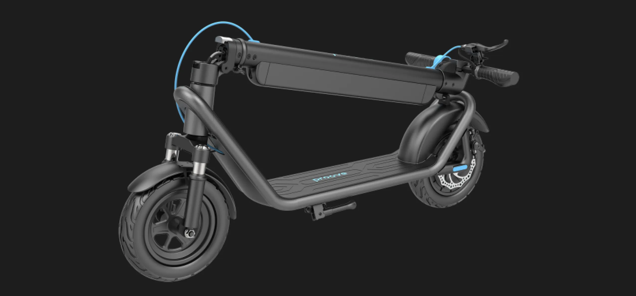 Електросамокат Proove Model Urban App 450W (Black-Blue)