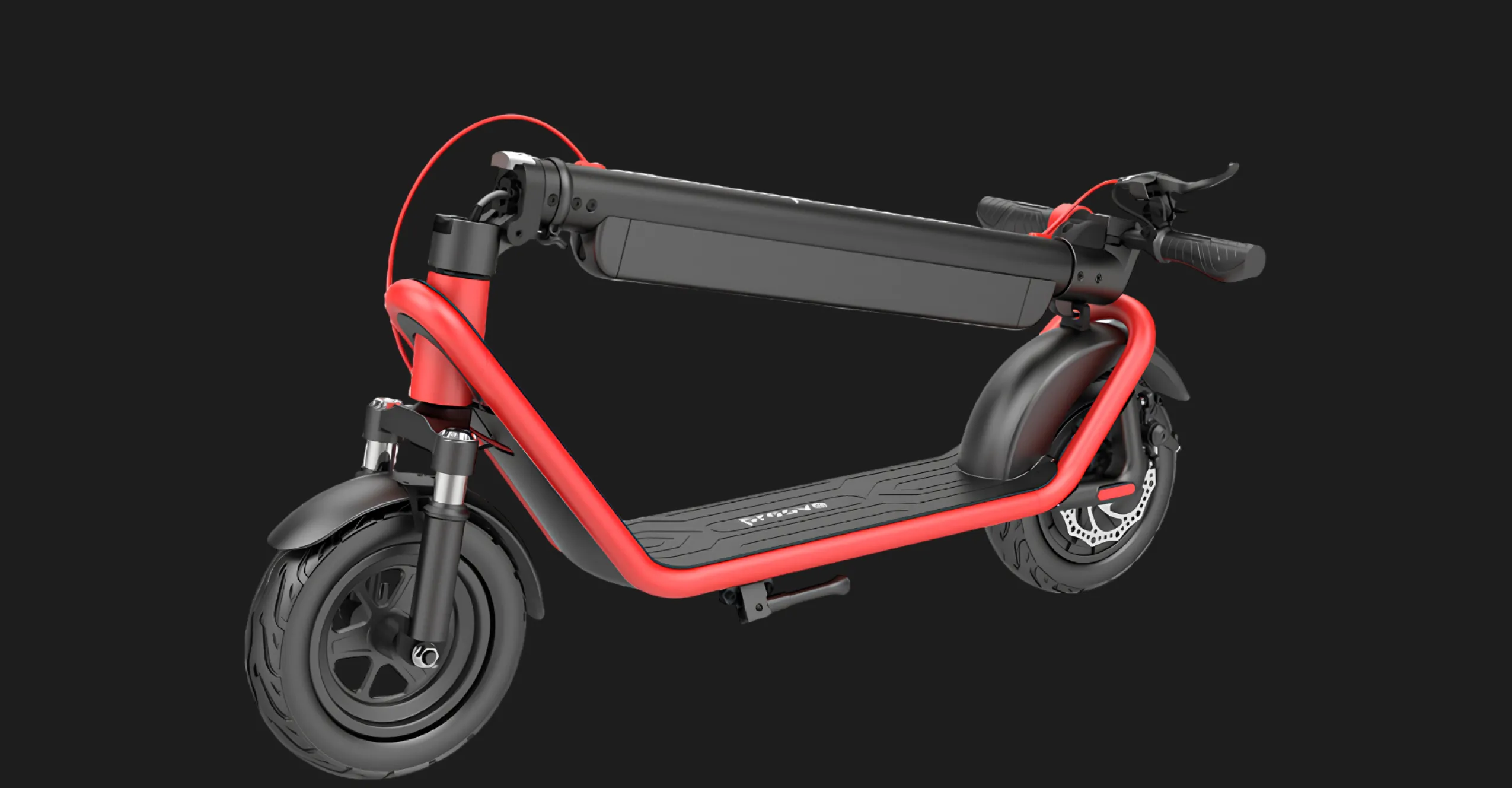 Электросамокат Proove Model Urban App 450W (Black-Red)