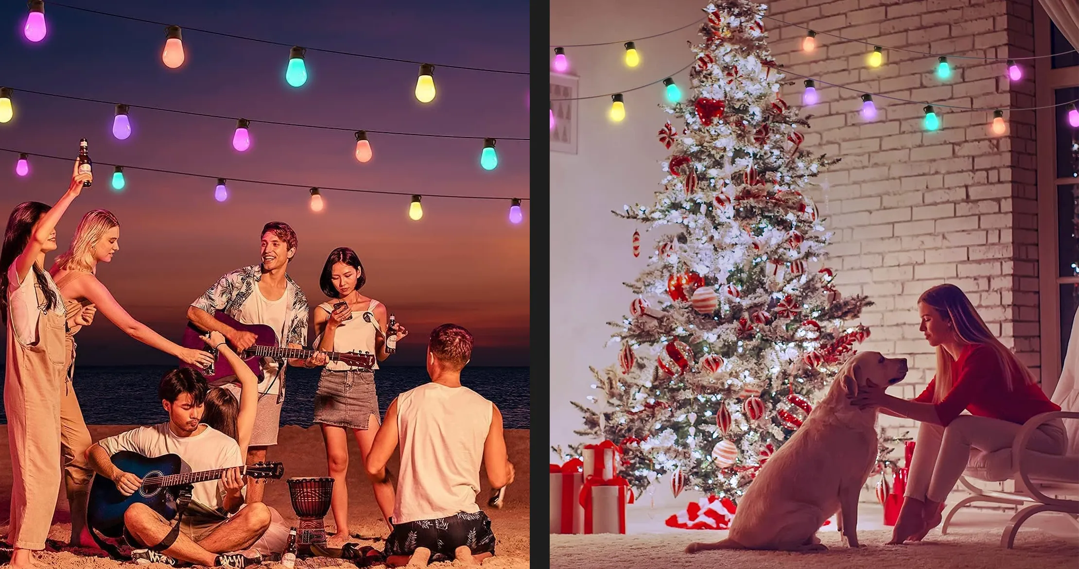 Набор ламп Govee H7020 LEB Bulb String Lights, 15м (H70203B1)