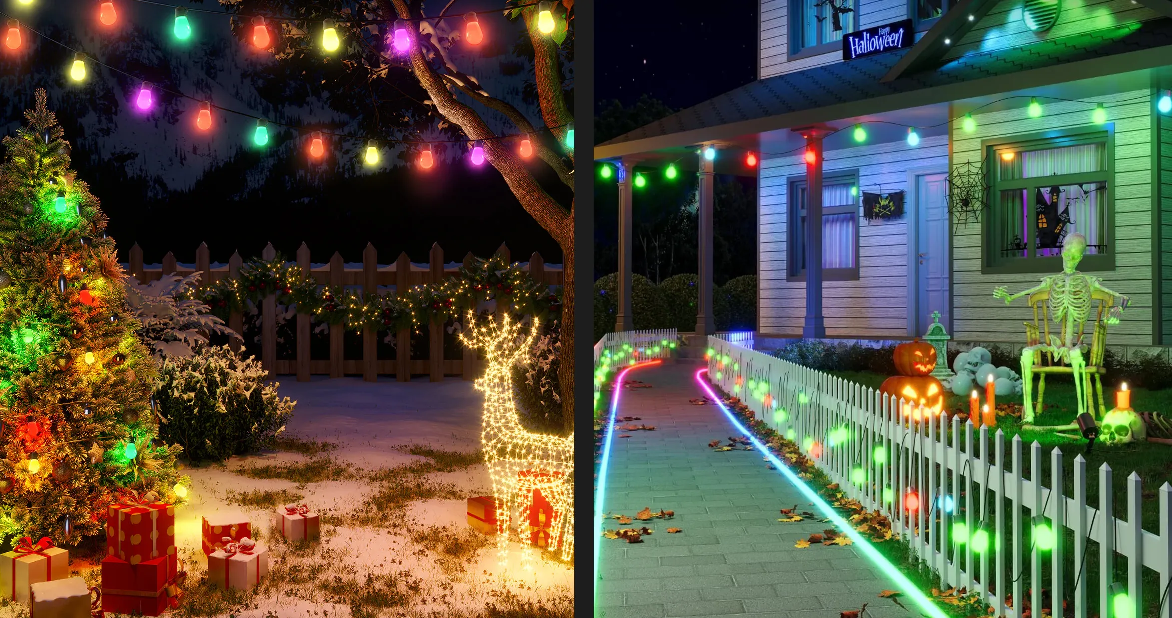 Набор ламп Govee H7020 LEB Bulb String Lights, 15м (H70203B1)