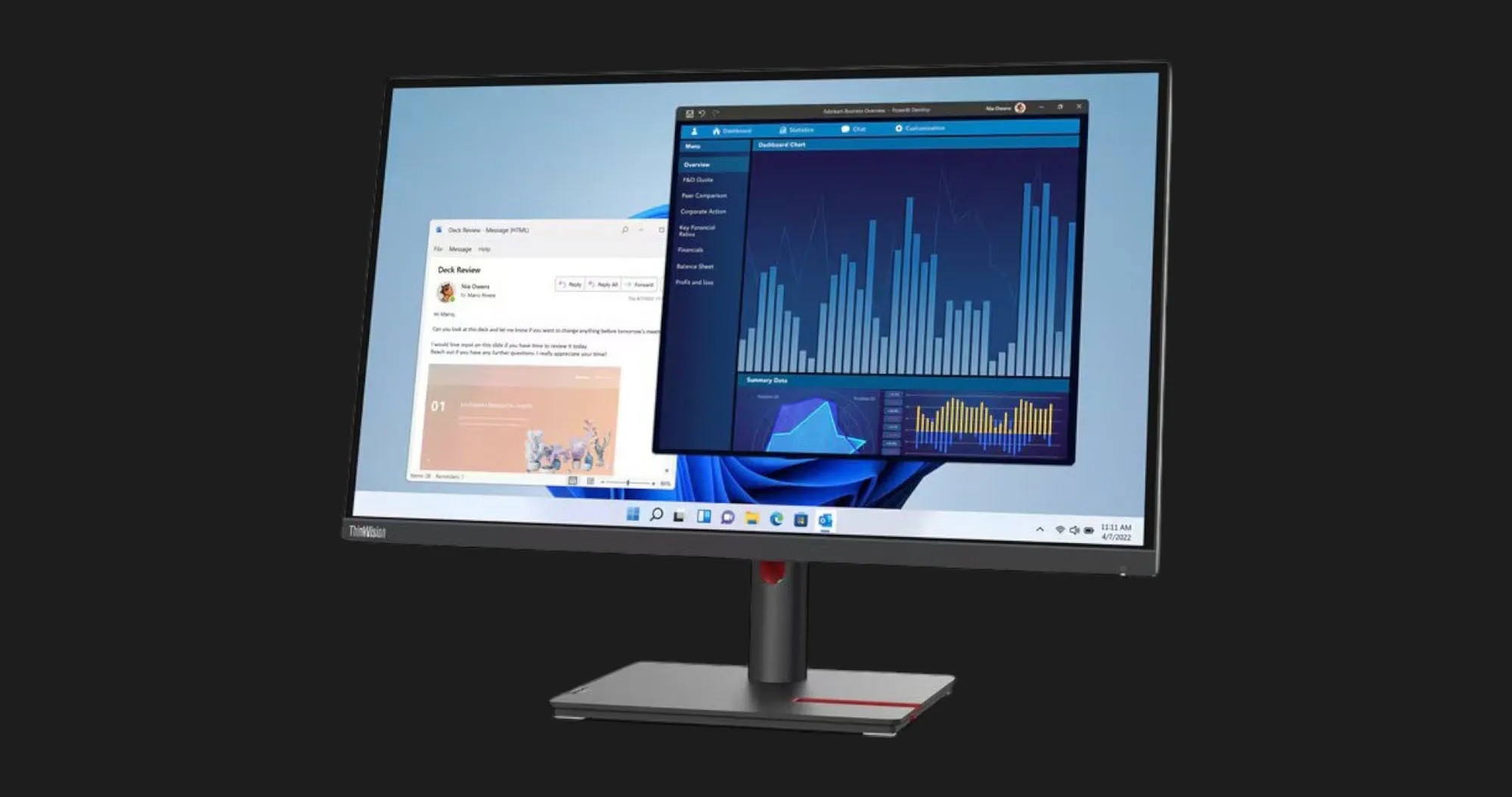 Монітор Lenovo 27" IPS 60Hz ThinkVision T27p-30 63A9GAT1EU (UA)