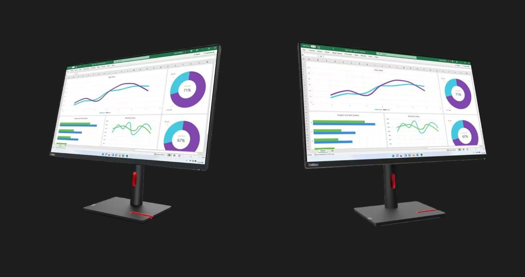 Монітор Lenovo 31.5" IPS 60Hz ThinkVision T32h-30 63D3GAT1UA (UA)