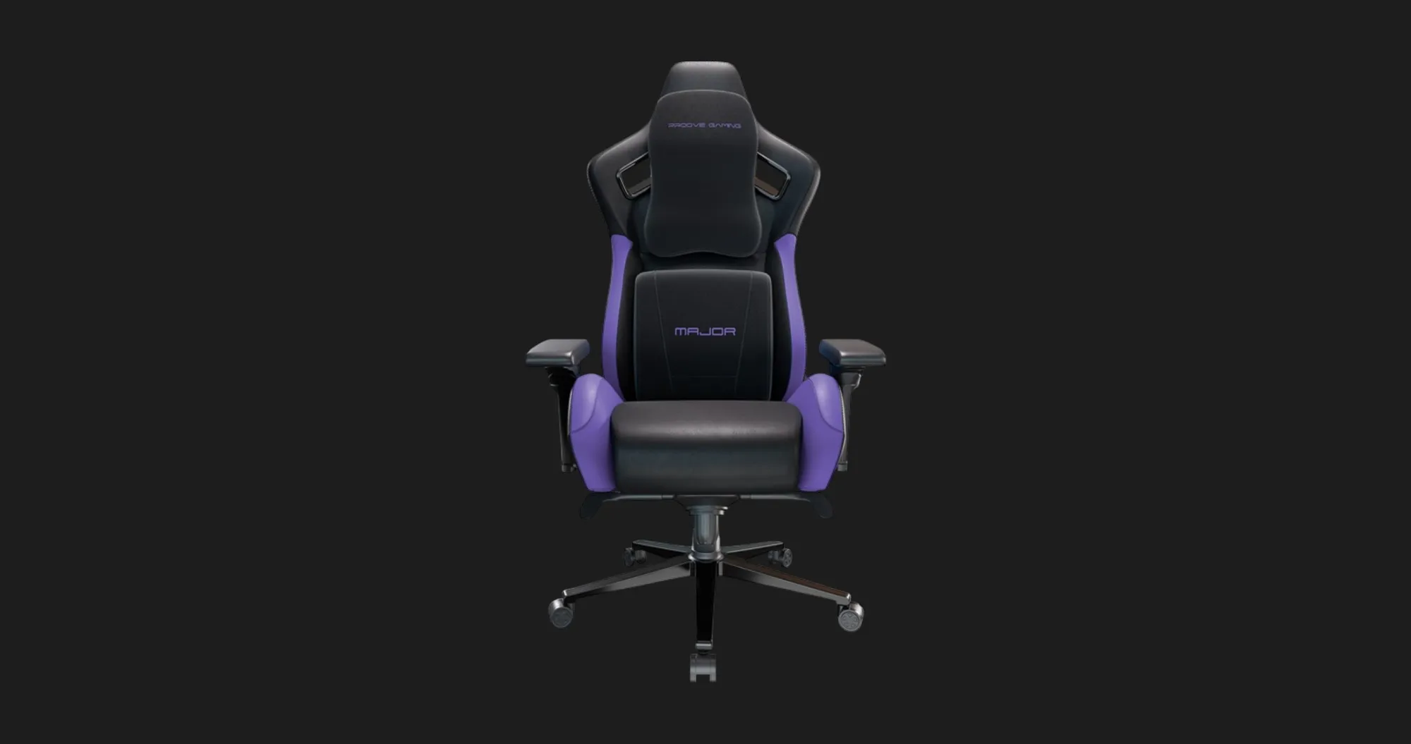 Крісло для геймерів Proove Gaming Major (Black/Purple) (UA)