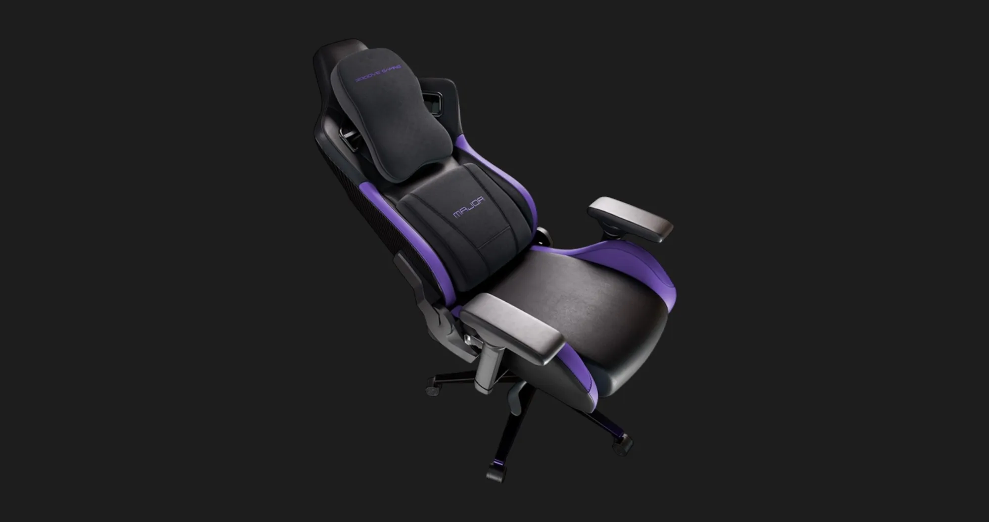 Крісло для геймерів Proove Gaming Major (Black/Purple) (UA)