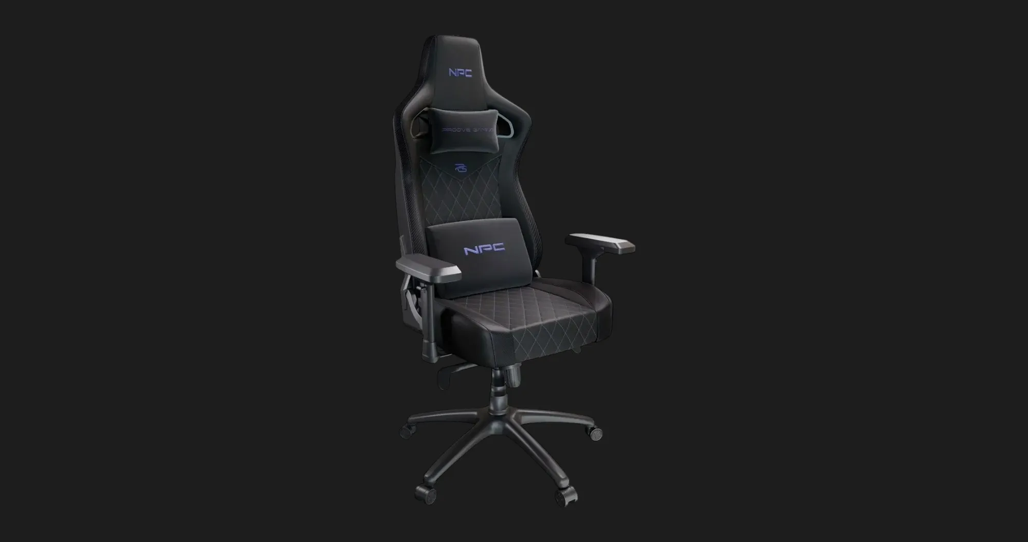 Крісло для геймерів Proove Gaming NPC (Black/Purple) (UA)
