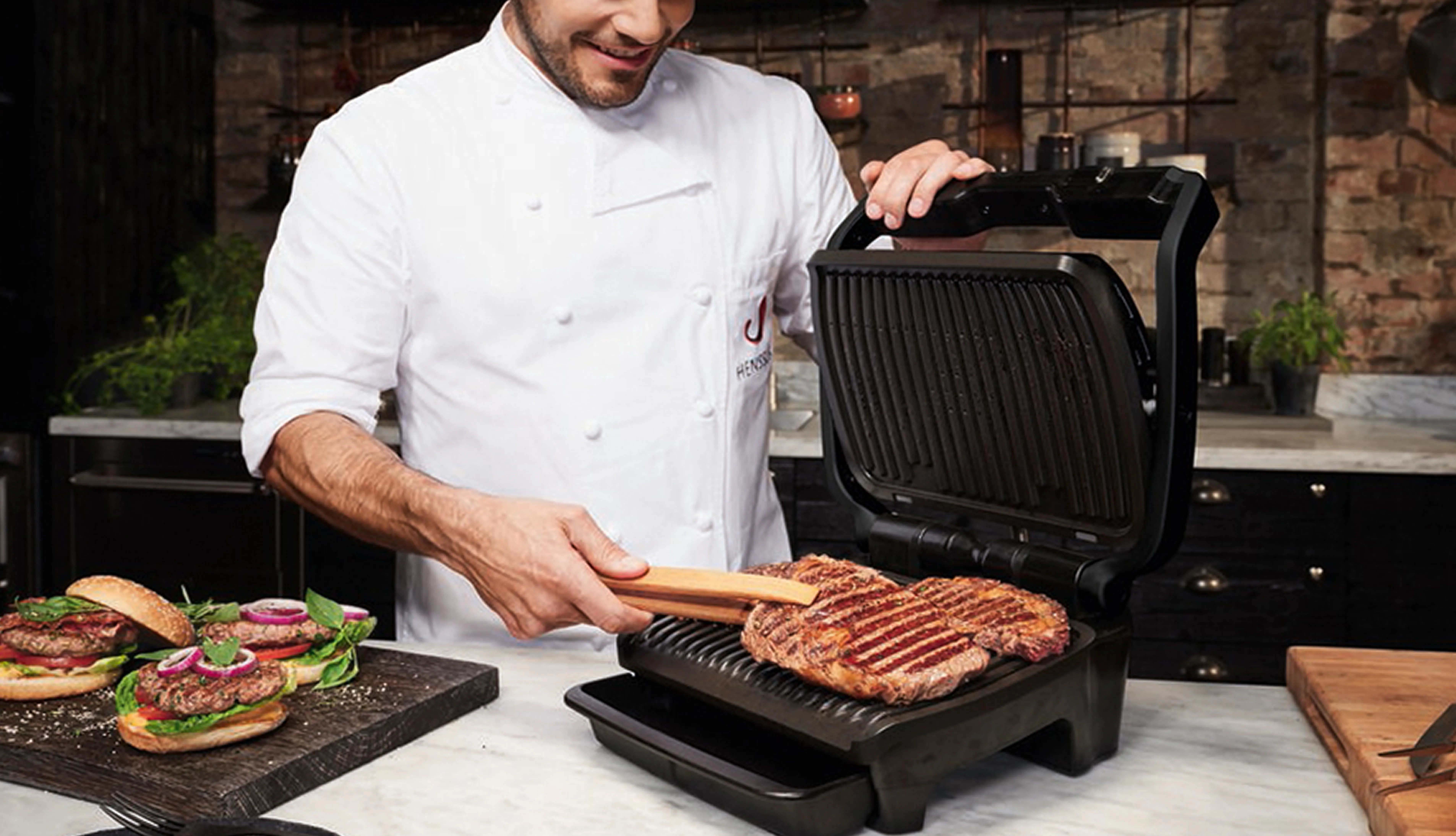 ГрильTefal OptiGrill Elite GC750830 (Standard)