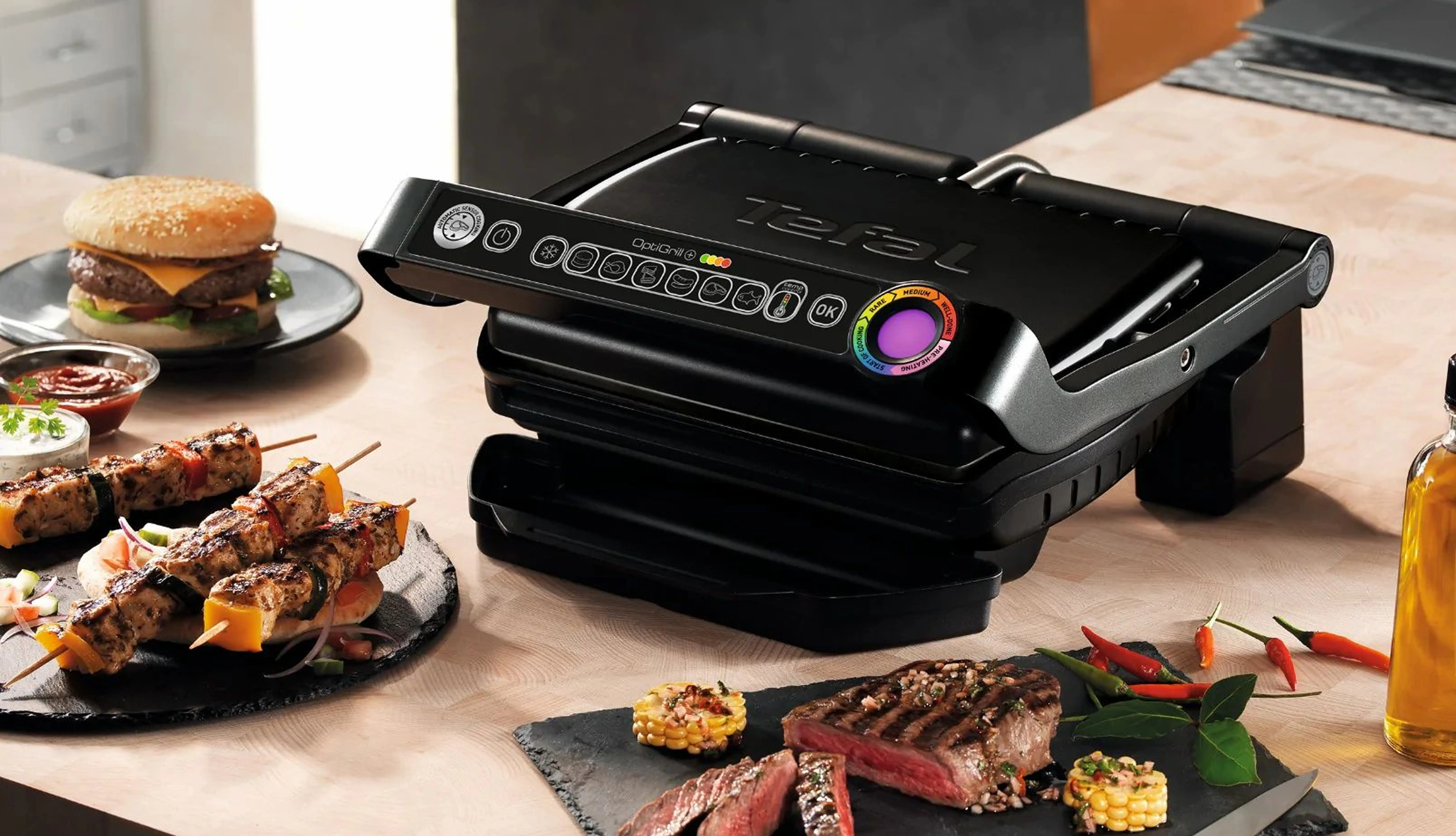 Гриль Tefal OptiGrill + GC714834 (Standard)