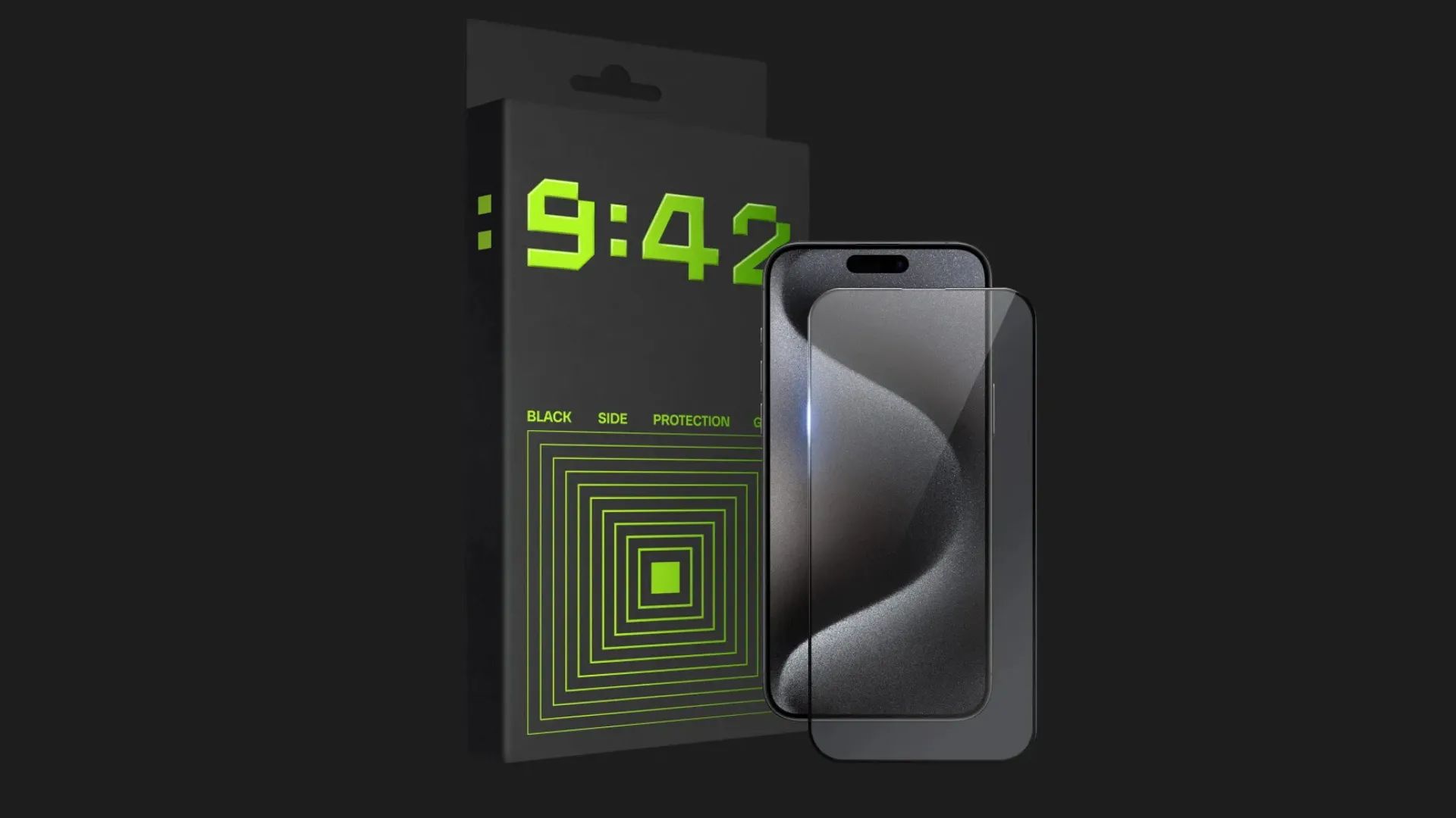 Защитное стекло 9:42 BlackSide для iPhone 11/Xr