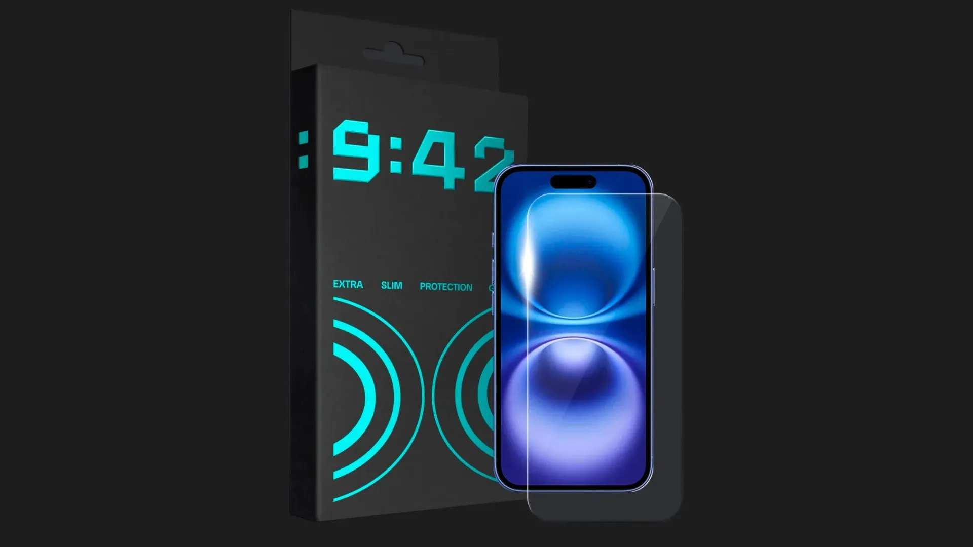 Защитное стекло 9:42 Slim для iPhone 16