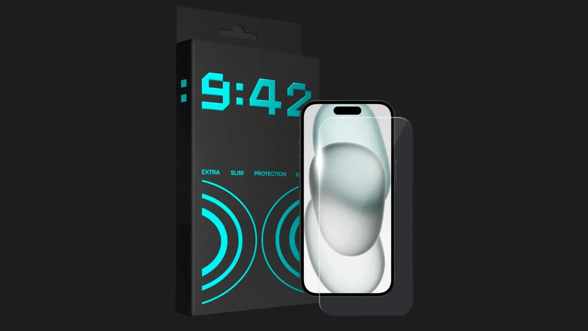 Захисне скло 9:42 Slim для iPhone 15