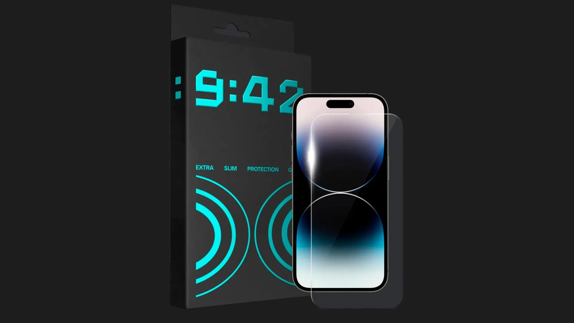 Захисне скло 9:42 Slim для iPhone 16 Plus/15 Plus
