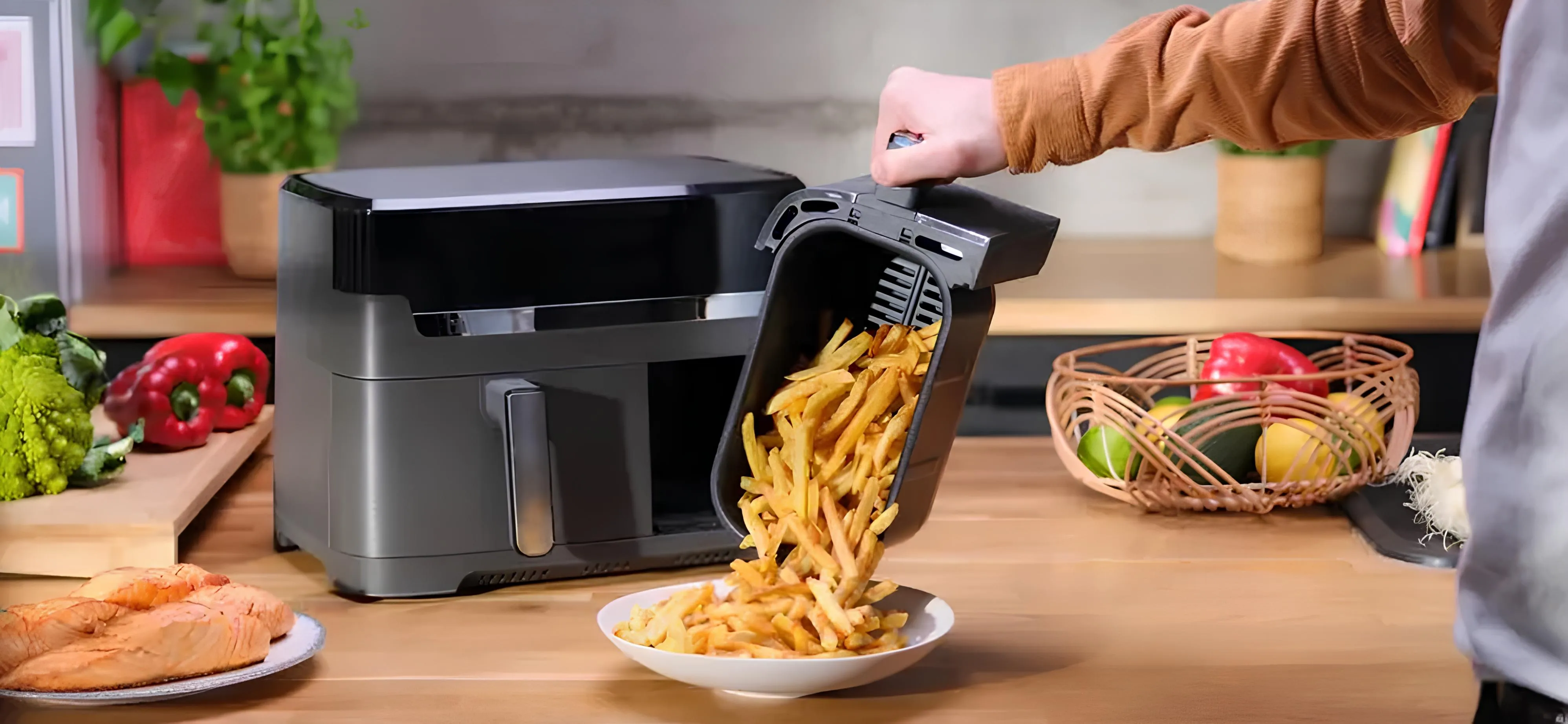 Мультипіч Tefal Dual Easy Fry&Grill Air Fryer EY905B10 (EU)