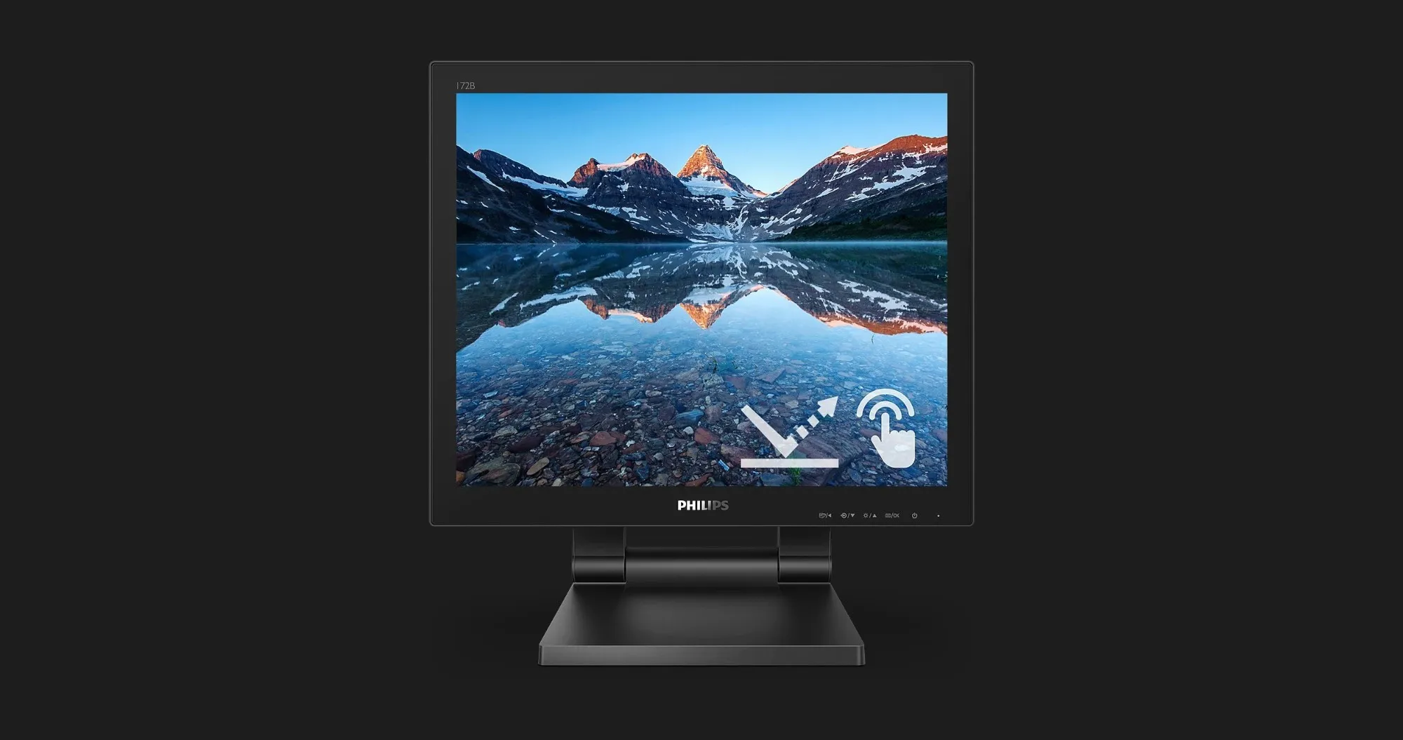 Сенсорный монитор Philips 17" 172B9TL TFT 75Hz (UA)