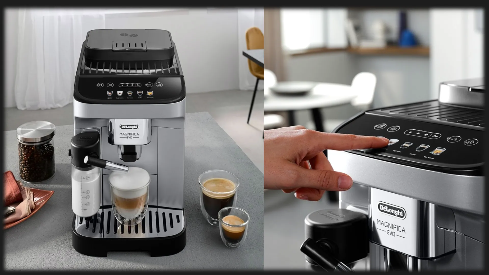 Кавомашина Delonghi Magnifica Evo (Gray/Black) (EU)