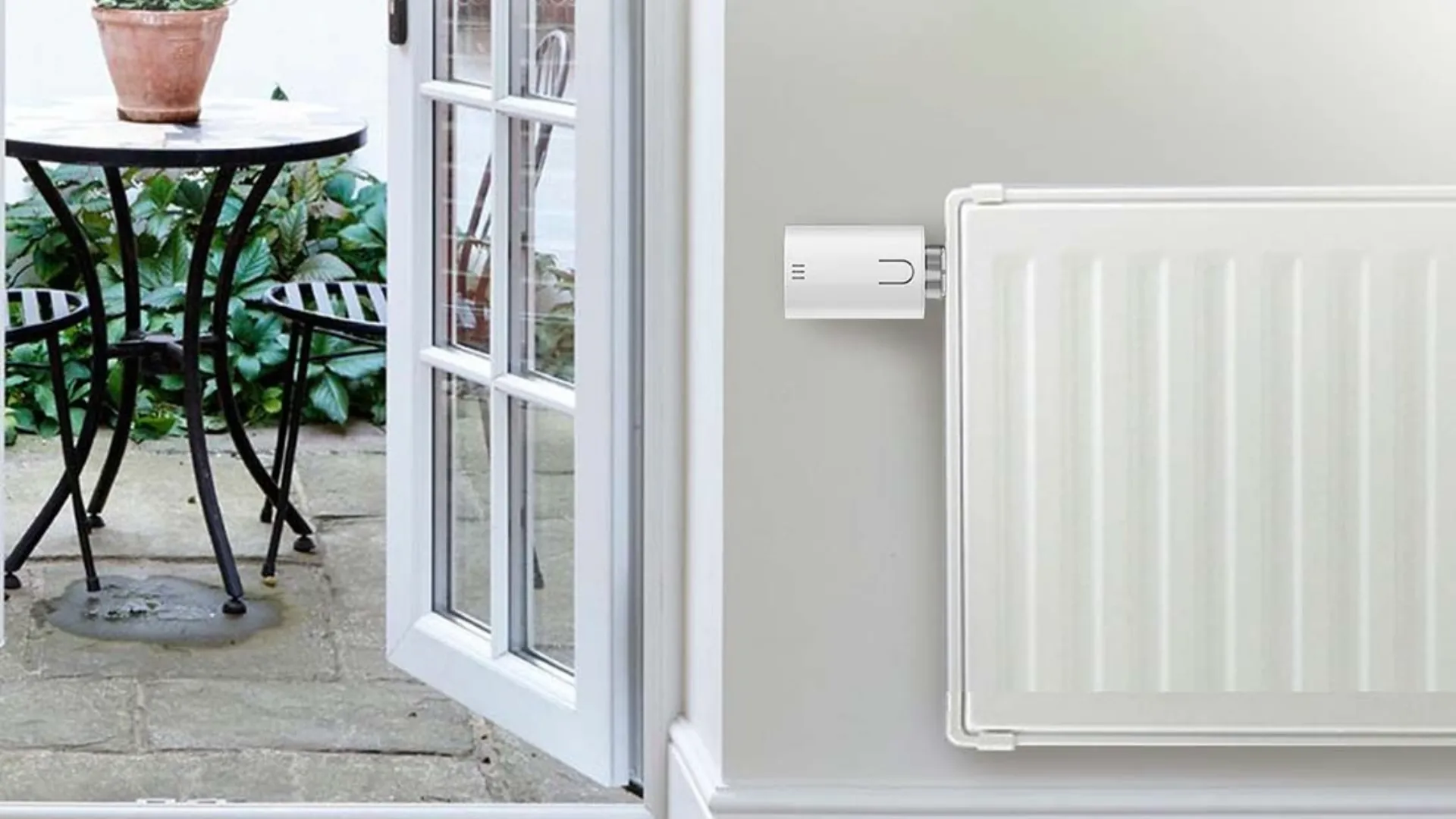 Термоголовка з хабом для радіатора Meross Smart Thermostat Valve Starter Kit (White)