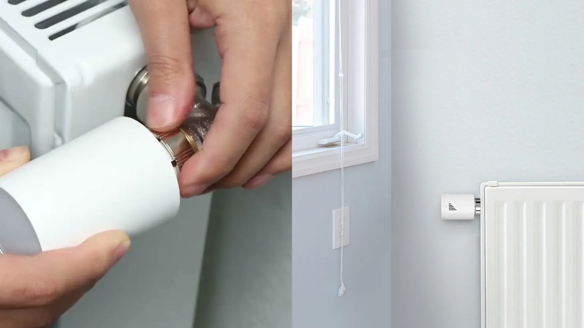 Термоголовка з хабом для радіатора Meross Smart Thermostat Valve Starter Kit (White)