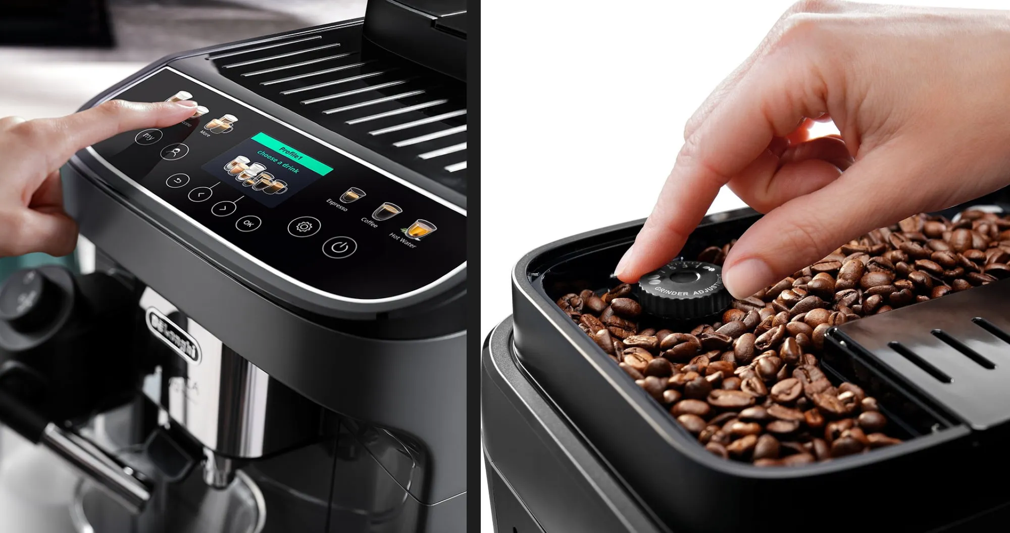 Кофемашина Delonghi Magnifica Evo Next (Black/Graphite) (Standard)