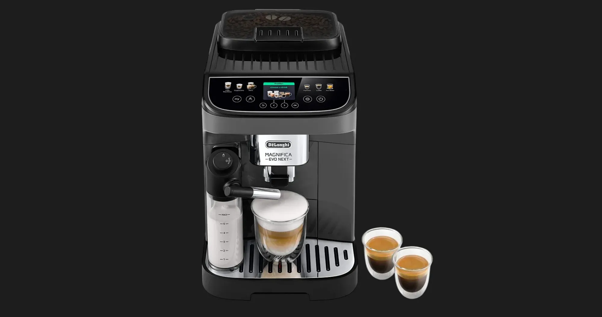 Кофемашина Delonghi Magnifica Evo Next (Black/Graphite) (Standard)